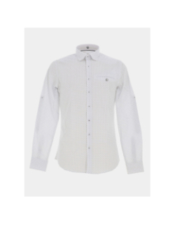 Chemise imprimée lacrosse blanc homme - Benson & Cherry