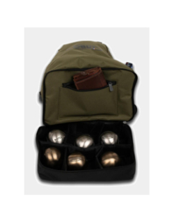 Sac à dos pour 6 boules de pétanque kaki - Obut