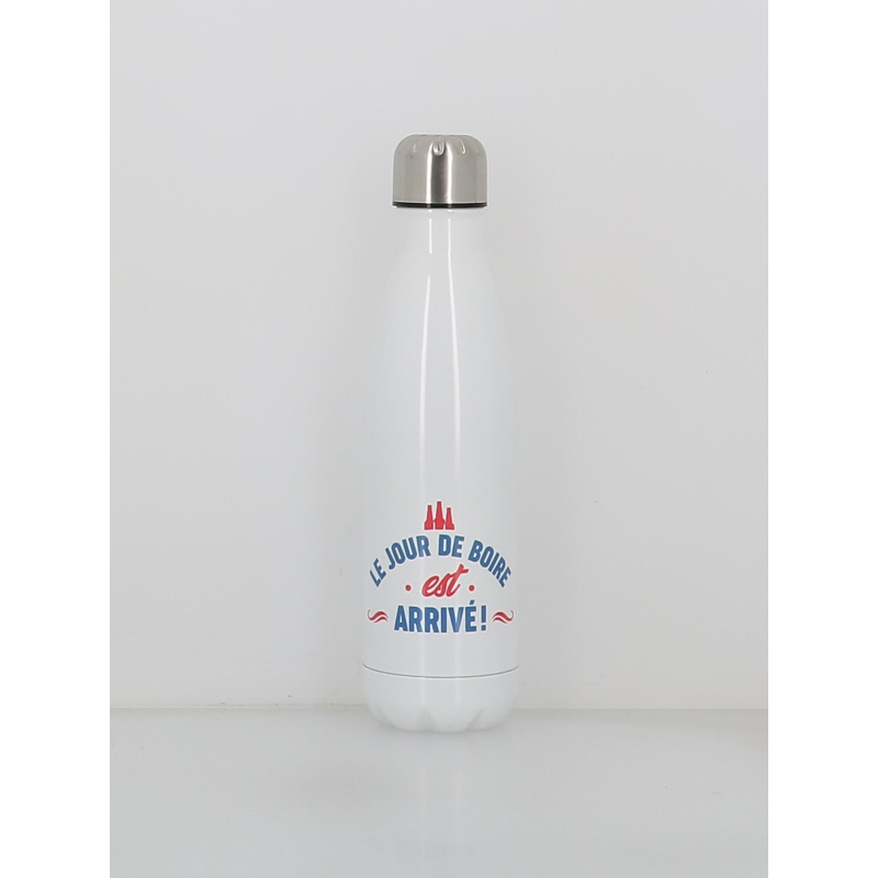 Gourde isotherme le jour de boire 500ml blanc - Stc