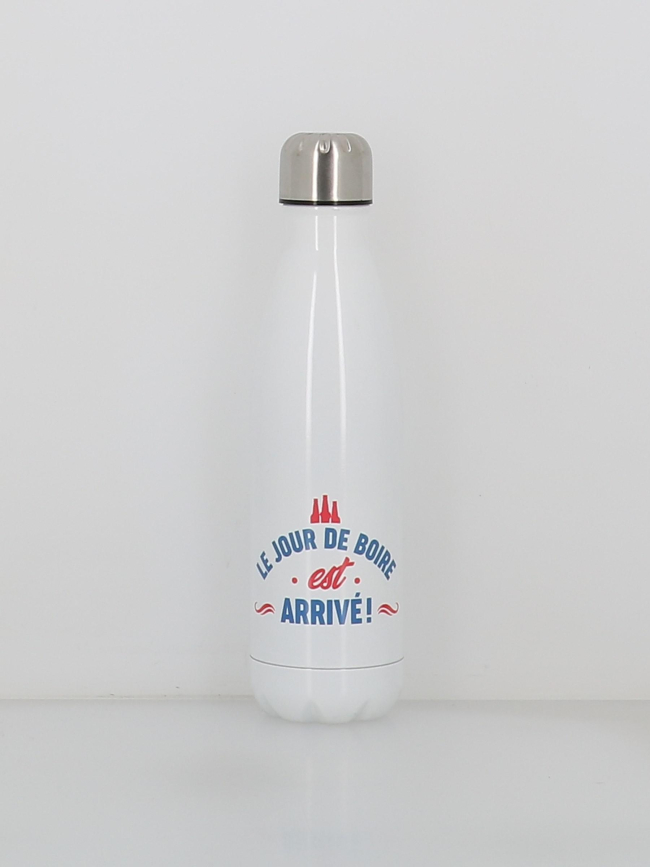 Gourde isotherme le jour de boire 500ml blanc - Stc