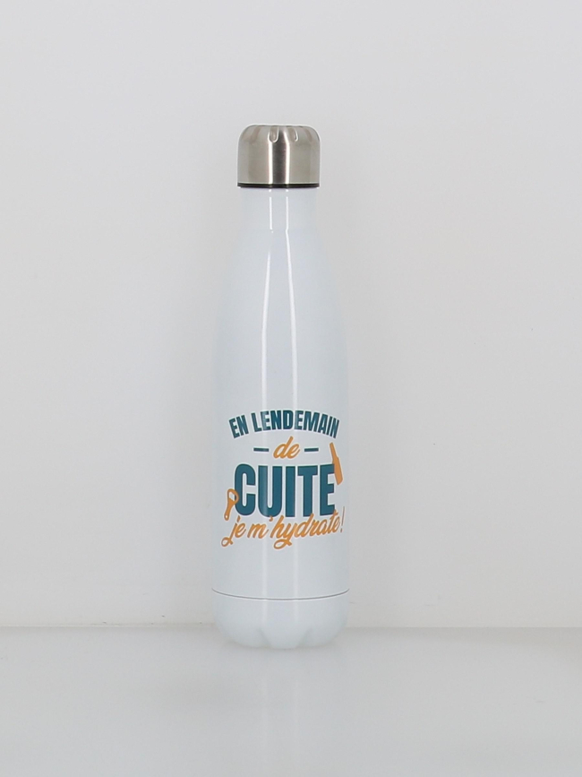 Gourde isotherme lendemain de cuite 500ml blanc - Stc