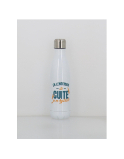 Gourde isotherme lendemain de cuite 500ml blanc - Stc