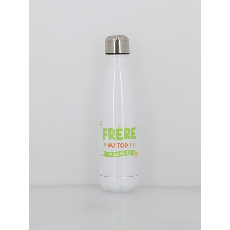 Gourde isotherme frère au top option râleur 500ml blanc - Stc