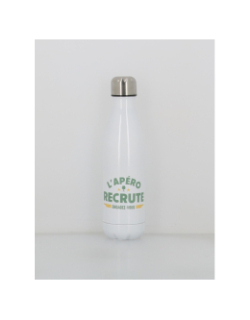 Gourde isotherme l'apéro recrute 500ml blanc - Stc