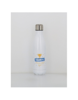 Gourde isotherme maitre merci 500ml blanc - Stc