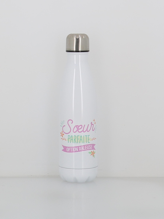Gourde isotherme sœur parfaite option raleuse 500ml blanc - Stc