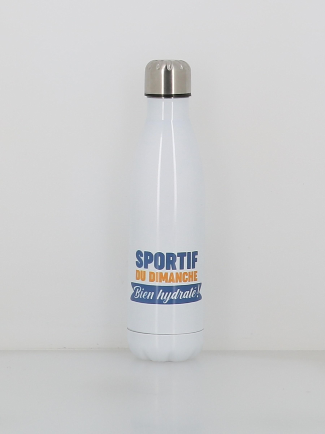 Gourde isotherme sportif du dimanche 500ml blanc - Stc