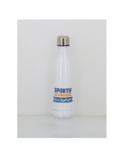Gourde isotherme sportif du dimanche 500ml blanc - Stc