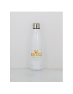Gourde isotherme atsem merci 500ml blanc - Stc