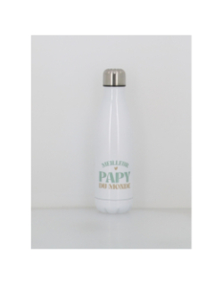 Gourde isotherme meilleur papi 500ml blanc - Stc