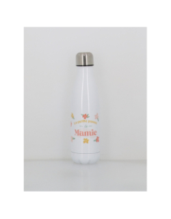 Gourde isotherme petite pause de mamie 500ml blanc - Stc