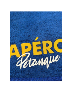 Duo de chiffonnettes pétanque club bleu - Stc