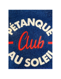 Duo de chiffonnettes pétanque club bleu - Stc