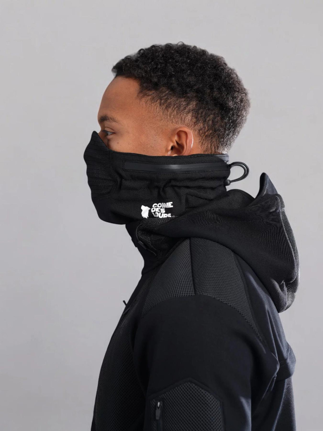 Tour de cou cagoule noir homme - Comme Des Loups