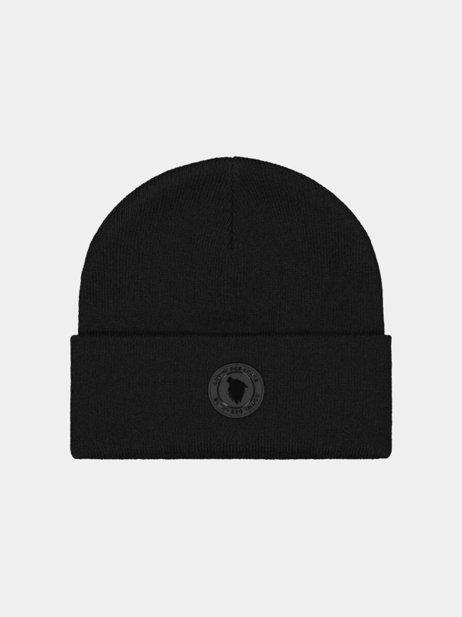 Bonnet badge noir homme - Comme Des Loups