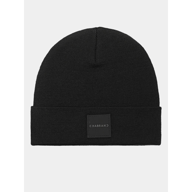 Bonnet badge logo relief noir homme - Chabrand