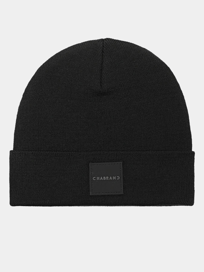 Bonnet badge logo relief noir homme - Chabrand