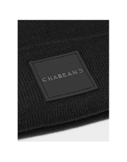 Bonnet badge logo relief noir homme - Chabrand