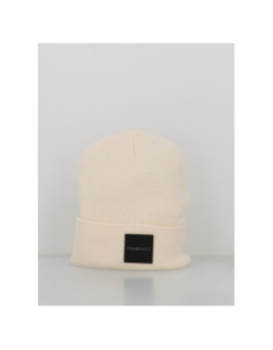 Bonnet badge logo relief blanc homme - Chabrand