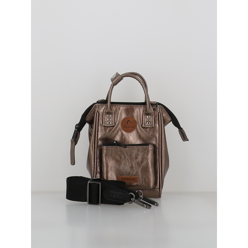 Sac bandoulière nano louisville métallisé - Cabaïa