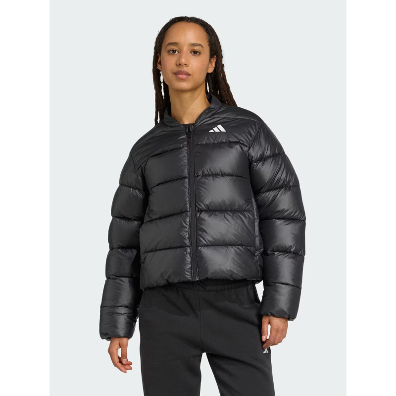 Doudoune courte essentiel noir femme - Adidas