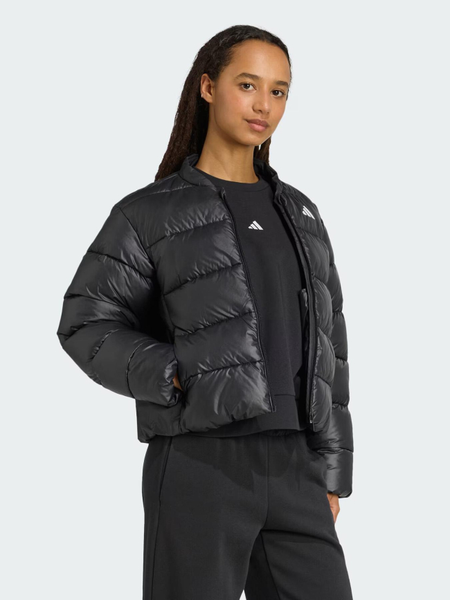 Doudoune courte essentiel noir femme - Adidas
