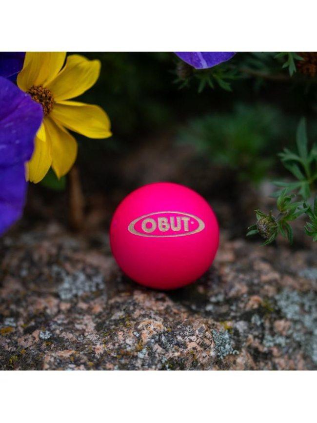 But pour pétanque en bois verni gravé rose - Obut