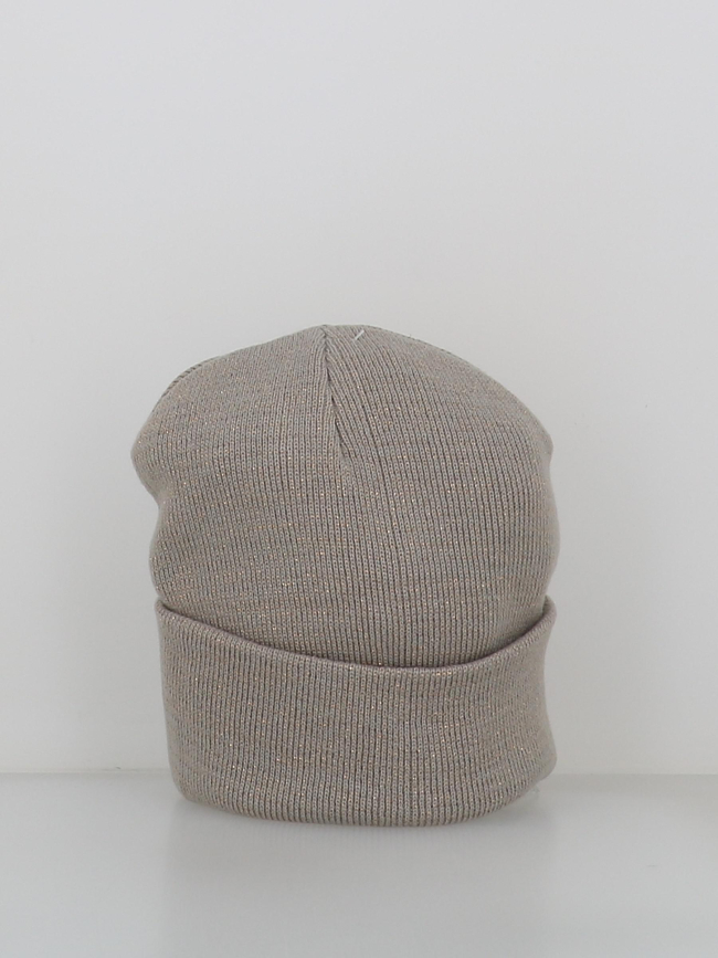 Bonnet pailleté frileuse gris femme - Stc