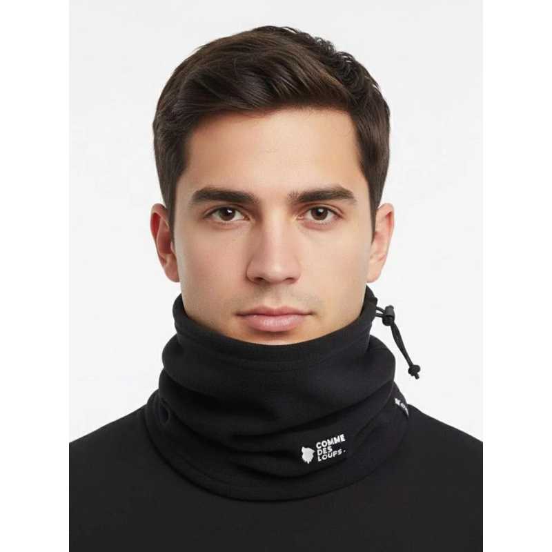 Tour de cou polaire noir homme - Comme Des Loups