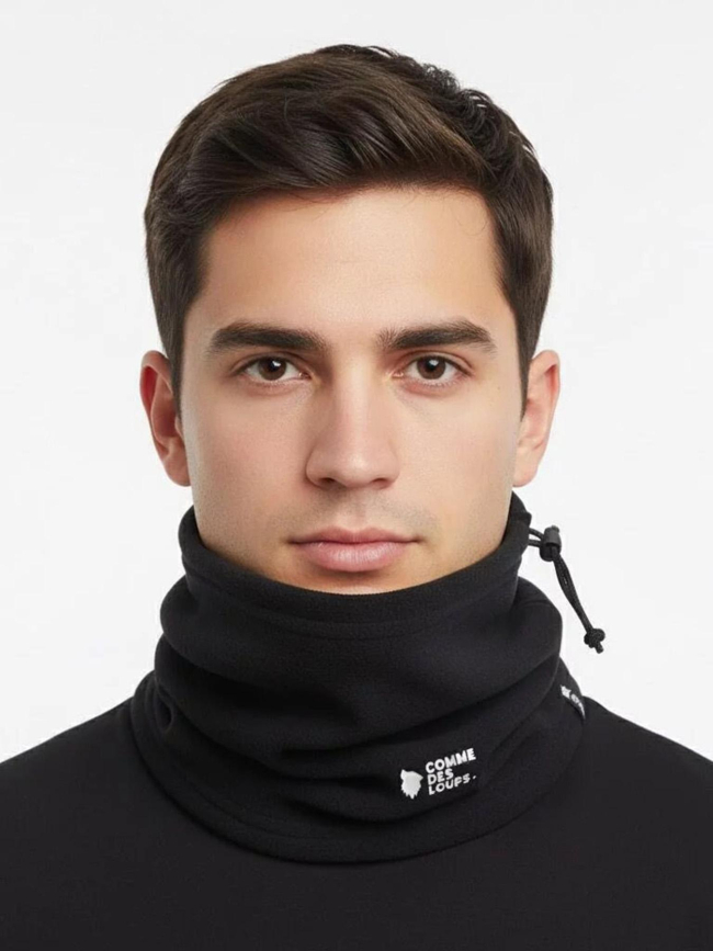 Tour de cou polaire noir homme - Comme Des Loups