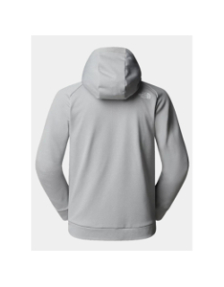 Sweat à capuche zippé reaxion fleece gris homme - The North Face