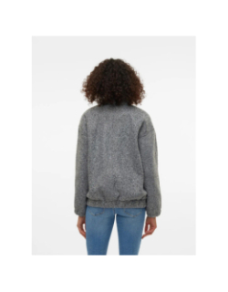 Veste bomber texturé elite vmamber gris femme - Vero Moda