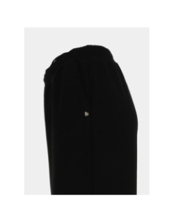 Pantalon fluide relax fit lou noir femme - Happy & So