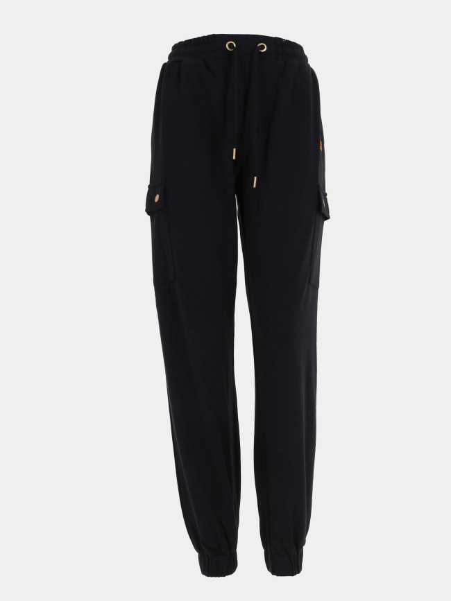 Pantalon cargo relax camille anthracite femme - Happy & So