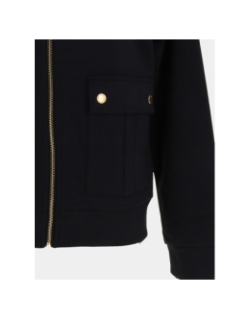 Veste à col droit alice anthracite femme - Happy & So