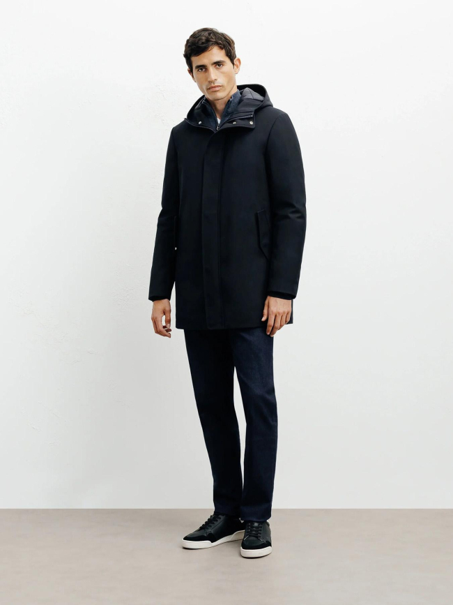 Parka city bleu marine homme - Izac