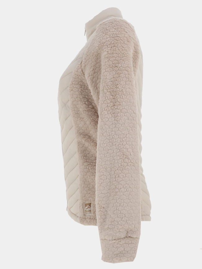 Veste polaire dreisen beige femme - Sun Valley