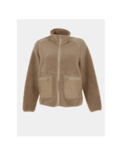 Veste polaire sherpa dachel marron femme - Sun Valley