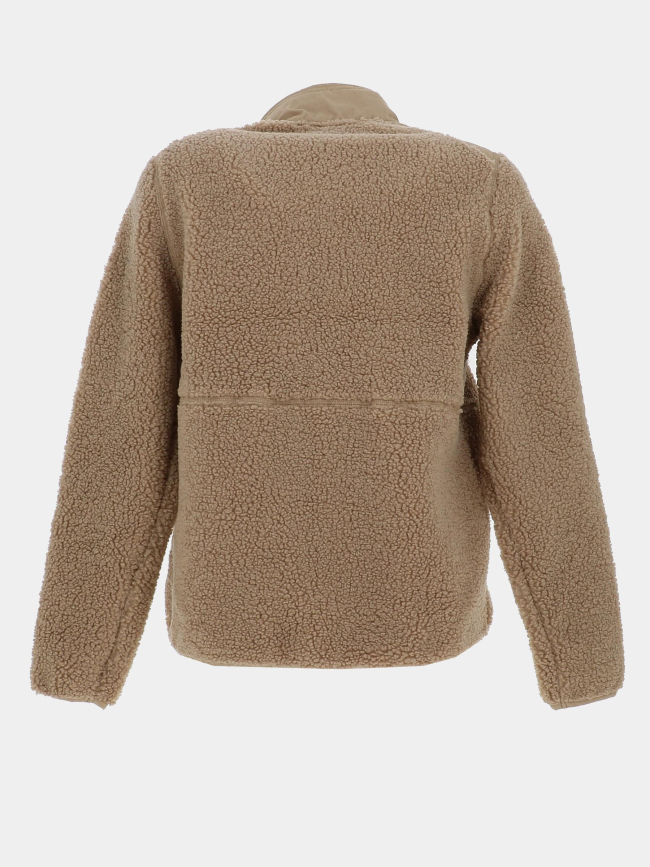 Veste polaire sherpa dachel marron femme - Sun Valley