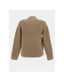 Veste polaire sherpa dachel marron femme - Sun Valley