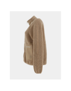 Veste polaire sherpa dachel marron femme - Sun Valley