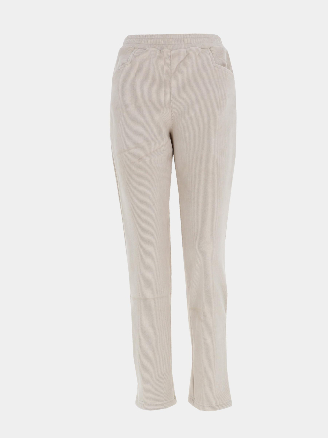 Pantalon en velours vodicey beige femme - Sun Valley