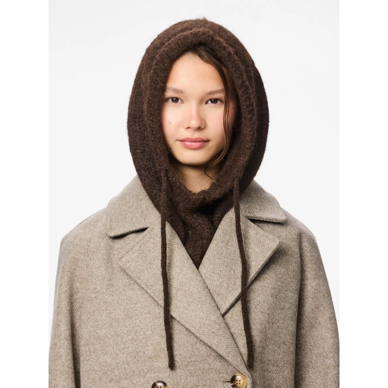Cagoule nambi balaclava marron femme - Pieces
