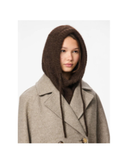 Cagoule nambi balaclava marron femme - Pieces