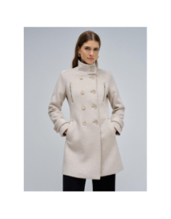 Veste en tissu à carreaux grace beige femme - Salsa