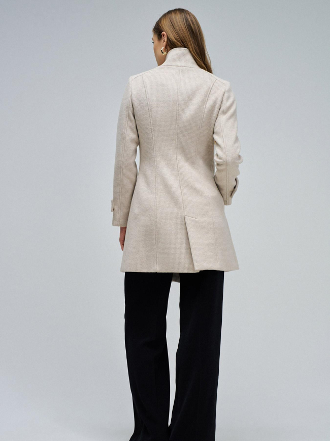 Veste en tissu à carreaux grace beige femme - Salsa