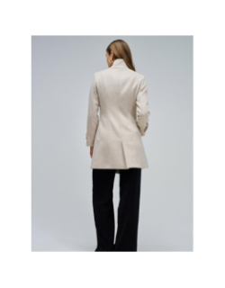 Veste en tissu à carreaux grace beige femme - Salsa