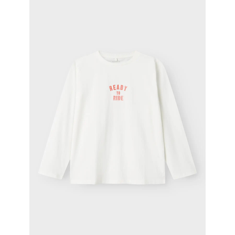 T-shirt à manches longues nkmorson blanc enfant - Name It