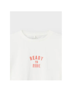 T-shirt à manches longues nkmorson blanc enfant - Name It