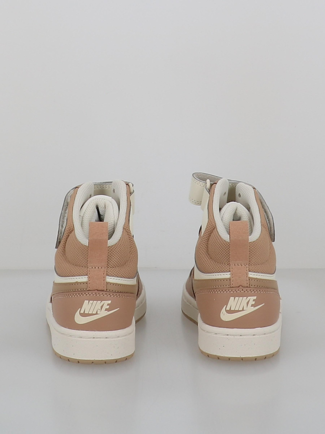 Baskets montantes court borough gs beige enfant - Nike